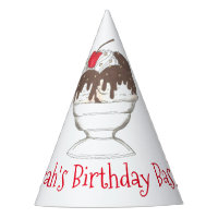 Hot Fudge Crème de glace Sundae Personnalisé Anniv