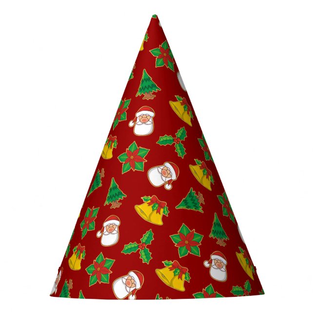Chapeaux De Fètes Icônes de Noël Motif (Devant)