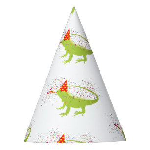 Chapeaux De Fètes Iguana Lizard Fête Animaux ayant une fête