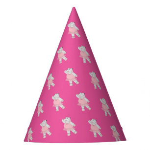 Chapeaux De Fètes illusima Ballerina Hippo rose