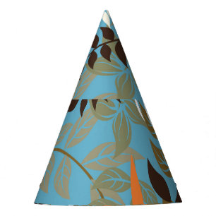 Chapeaux De Fètes Illustration du motif floral : Retour Vintage sans