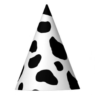 Chapeaux De Fètes Impression De Vache, Motif De Vache, Spots De Vach