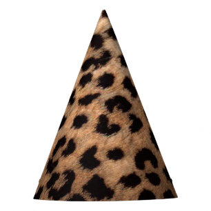 Chapeaux De Fètes Impression léopard guépard sauvage Fête d'annivers