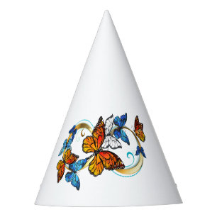 Chapeaux De Fètes Infinité de papillons monarques