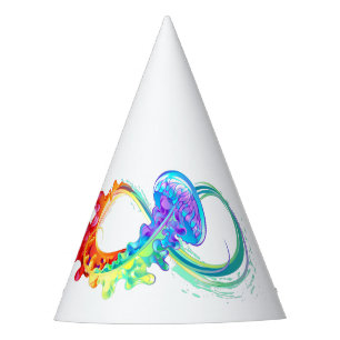Chapeaux De Fètes Infinity avec Rainbow Jellyfish