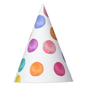 Chapeaux De Fètes Invitation de la fête d'anniversaire Polka Dot