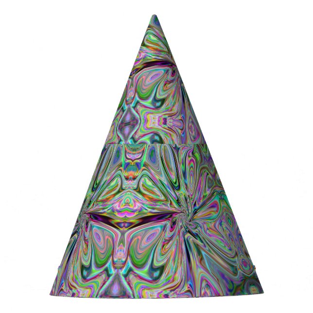 Chapeaux De Fètes Iridescente Chrome Douze (Devant)