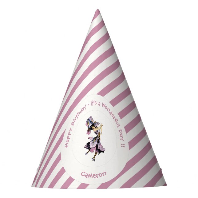 Chapeaux De Fètes Iris - Fleur de Lis Fourniture de Fleurs Whimsical (Devant)