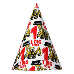 Chapeaux De Fètes J'ai creusé étant une construction 1er anniversair