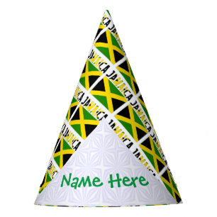 Chapeaux De Fètes Jamaïque Jamaïque Drapeau Carrelé Personnalisation