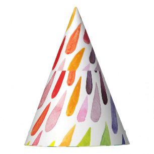 Chapeaux De Fètes Jeu d'éclaboussures couleur aquarelle