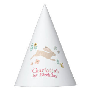 Chapeaux De Fètes Joli Jardin Floral Caricature Anniversaire