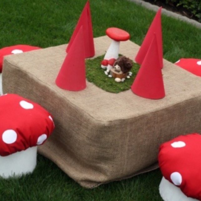 Chapeaux De Fètes Joli Jardin Gnome Bois Rouge (Créateur téléchargé)