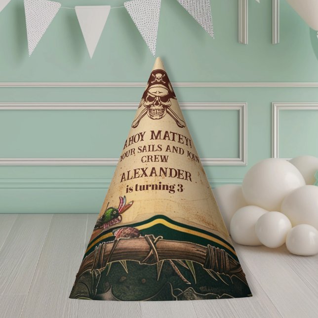 Chapeaux De Fètes Jolly roger Pirate fête d'anniversaire (Créateur téléchargé)