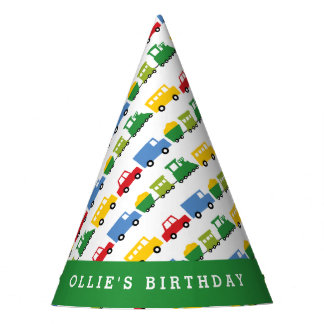 Chapeaux De Fètes Jouets Garçons Voiture Train Bus Camion Transport 