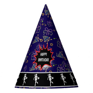 Chapeaux De Fètes Joueuse de basketball, Équipe Anniversaire