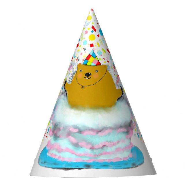 Chapeaux De Fètes Jour de la marmotte Anniversaire (Devant)