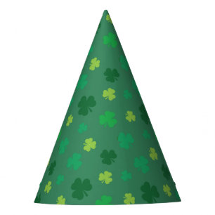 Chapeaux De Fètes Jour de la Saint Patrick Motif Shamrock vert