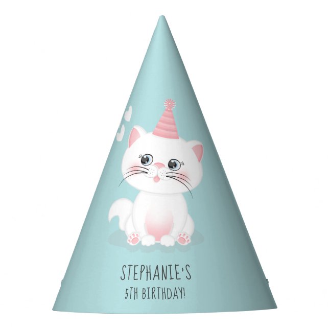 Chapeaux De Fètes Jour Purr-fect Chat Anniversaire (Devant)