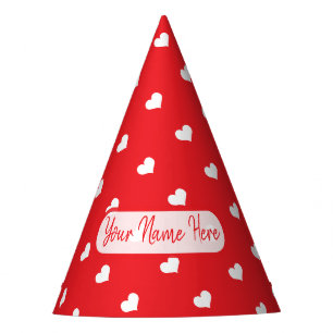 Chapeaux De Fètes Joyeuse Saint-Valentin Moderne Motif d'Amour