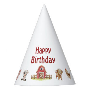 Chapeaux De Fètes Joyeux anniversaire Casquette de la fête des anima