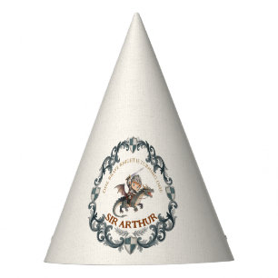 Chapeaux De Fètes Joyeux Anniversaire Château Chevalier Aquarelle Ga