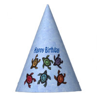 Joyeux Anniversaire Groupe amusant de tortues Coqu