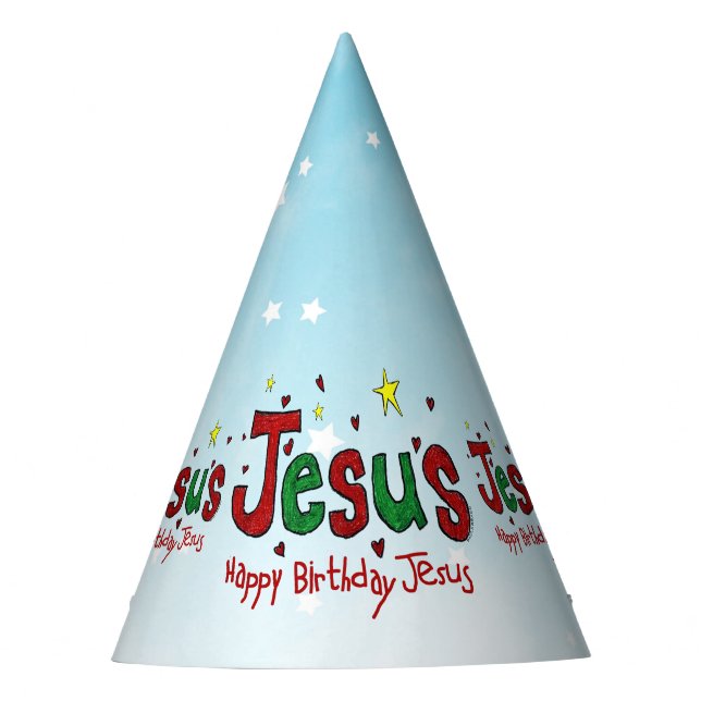 Chapeaux De Fètes Joyeux anniversaire Jésus (Devant)