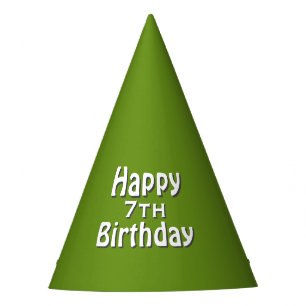 Chapeaux De Fètes Joyeux Anniversaire Vert