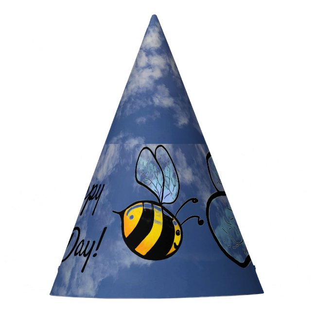 Chapeaux De Fètes Joyeux Bee Day avec Buzz the Bee, casquette de la  (Devant)