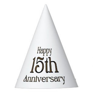 Chapeaux De Fètes Joyeux Casquette du 15e anniversaire