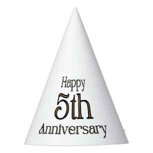 Chapeaux De Fètes Joyeux Casquette du 5e anniversaire