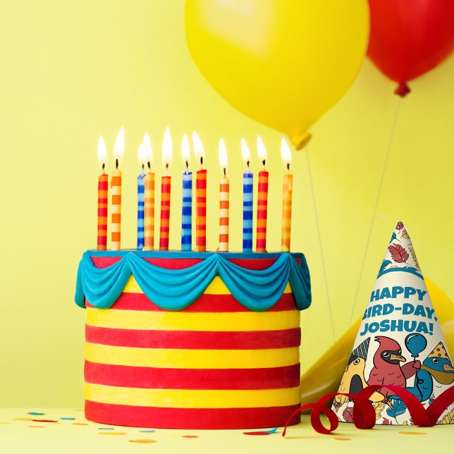 Chapeaux De Fètes Joyeux Jour des Oiseaux Cartoon Oiseaux à thème An (Créateur téléchargé)