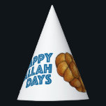 Chapeaux De Fètes Joyeux Jours de Challah Pain de Fête Hanoukka Chan<br><div class="desc">Le casquette du parti présente une illustration originale d'un pain d'allah tressé, avec HAPPY CHALLAH DAYS dans une police amusante. Idéal pour célébrer Hanoukka ! Ne vois-tu pas ce que tu cherches ? Vous avez besoin d'aide pour la personnalisation ? Cliquez sur "Demandez à ce concepteur" pour que quelque chose...</div>