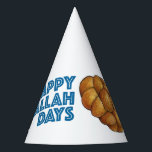 Chapeaux De Fètes Joyeux Jours de Challah Pain de Fête Hanoukka Chan<br><div class="desc">Le casquette du parti présente une illustration originale d'un pain d'allah tressé, avec HAPPY CHALLAH DAYS dans une police amusante. Idéal pour célébrer Hanoukka ! Ne vois-tu pas ce que tu cherches ? Vous avez besoin d'aide pour la personnalisation ? Cliquez sur "Demandez à ce concepteur" pour que quelque chose...</div>