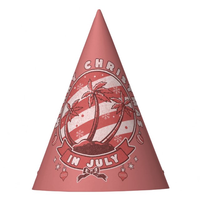 Chapeaux De Fètes Joyeux Noël en juillet (Devant)
