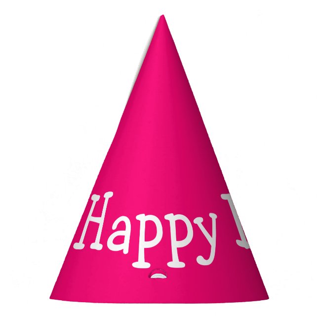 Chapeaux De Fètes Joyeux rose anniversaire (Gauche)