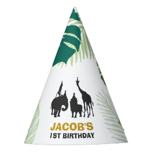 Chapeaux De Fètes Jungle Anniversaire casquette papier de fête Safar