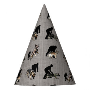 Chapeaux De Fètes K-9 Motif de manutention de chiens de travail