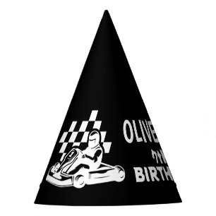 Chapeaux De Fètes Karting, garçon anniversaire voiture de course