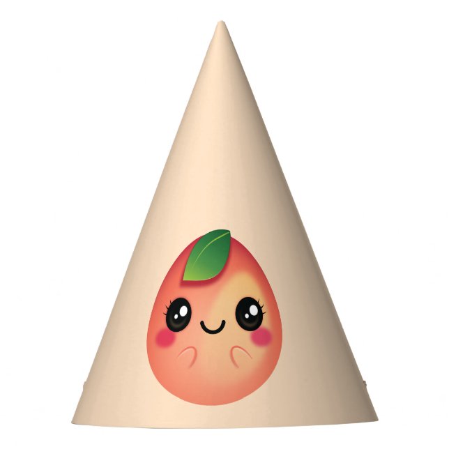 Chapeaux De Fètes Kawaii Peach (Devant)
