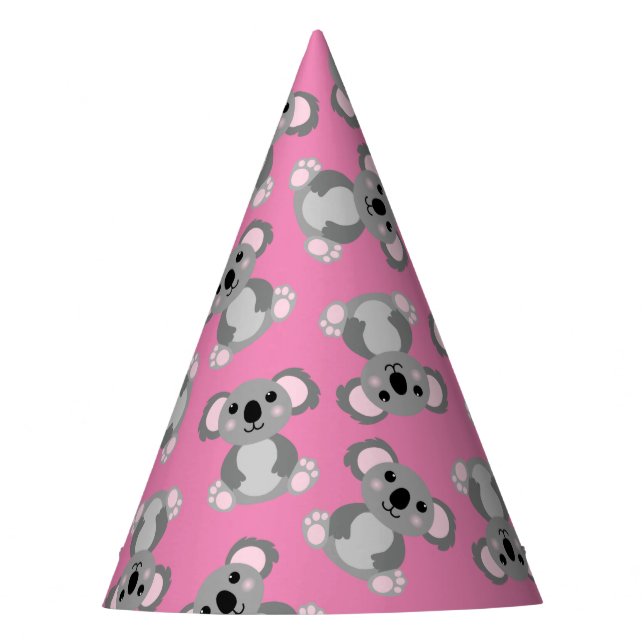 Chapeaux De Fètes Koala Bear Cute Kid Anniversaire (Devant)