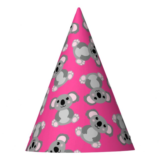 Chapeaux De Fètes Koala Bear Cute Kid Anniversaire (Devant)
