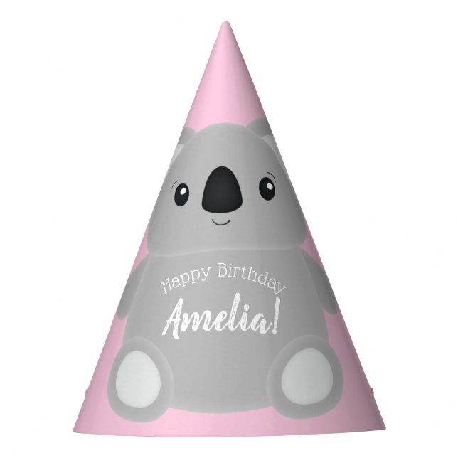 Chapeaux De Fètes Koala Bear fête d'anniversaire (Devant)