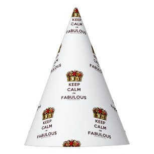 Chapeaux De Fètes La couronne dorée rouge de SlipperyJoe garde son c