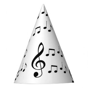 Chapeaux De Fètes La "musique note" des casquettes de partie