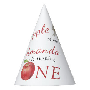 Chapeaux De Fètes La pomme de notre parti Anniversaire de enfant de