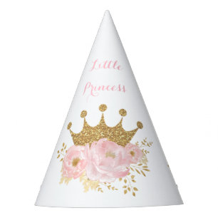 Chapeaux De Fètes La princesse de la Couronne Blush Gold Floral