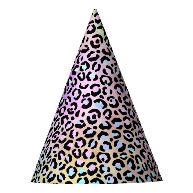 Chapeaux De Fètes La série Iridescent Leopard Design 6 (Devant)