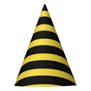 Chapeaux De Fètes L'abeille a inspiré les rayures noires et jaunes